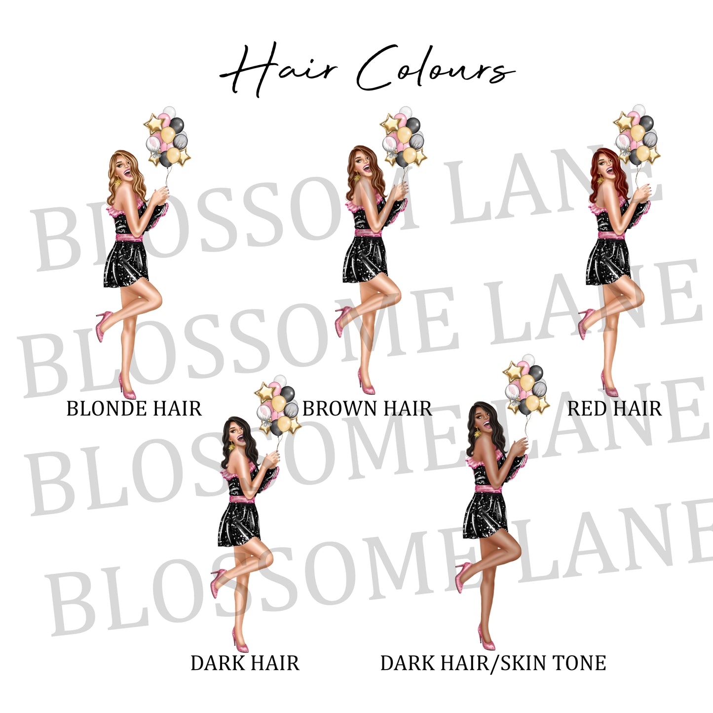 Personalised Birthday Card Wallet Gift Voucher Girl Balloons