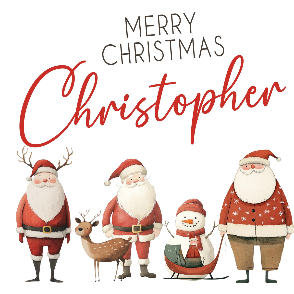 Personalised Gift Wrap | Personalised Christmas Wrapping Paper | Personalised Gift Wrap | Fun Gift Wrap | Santa Gift Wrap