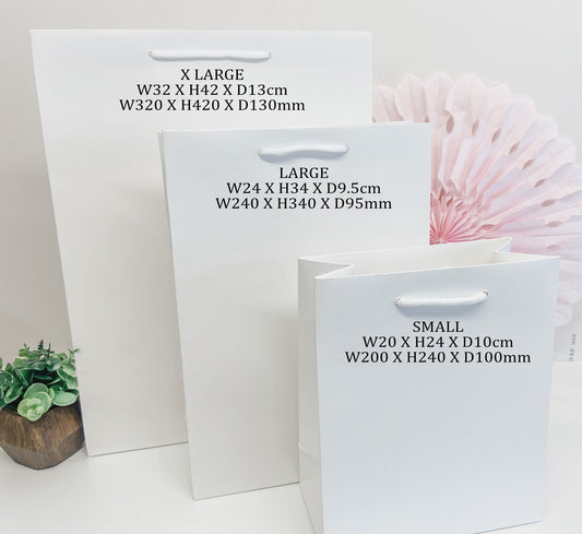 Personalised Pearl Wedding Anniversary Gift Bag