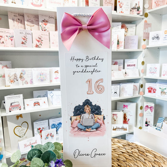 Birthday Bottle Gift Bag For Her