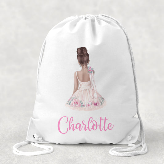 Pesonalised Girl's Ballet Bag