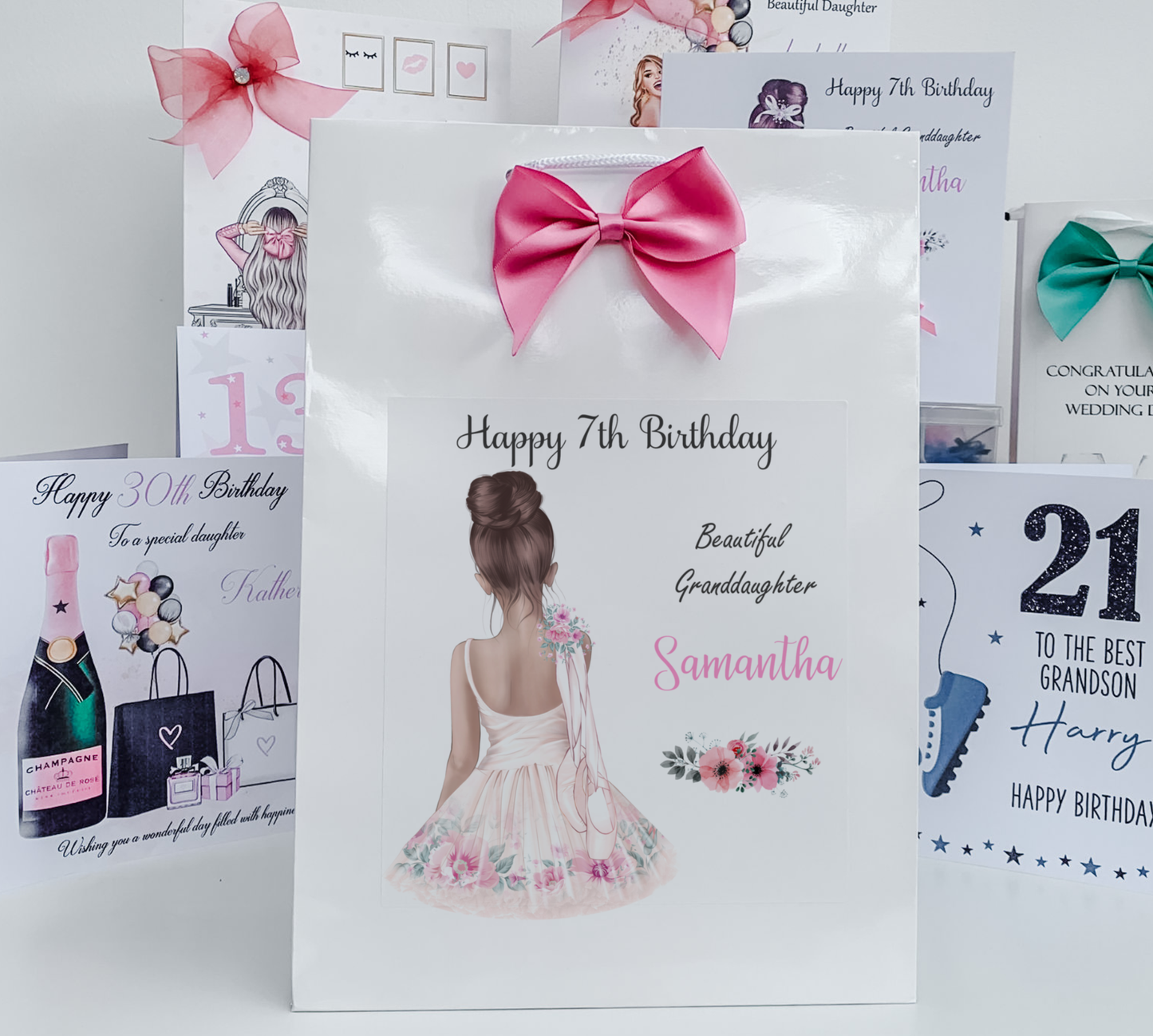 Ballerina Birthday Wrapping Paper
