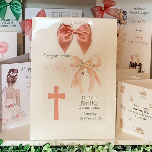 First Holy Communion Gift Bag Personalised with Child’s Name