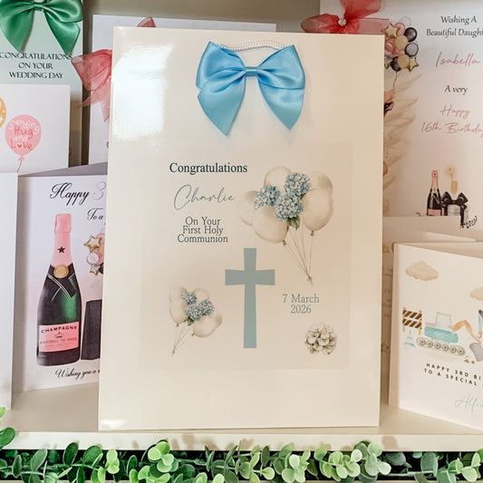 First Holy Communion Gift Bag Personalised with Child’s Name