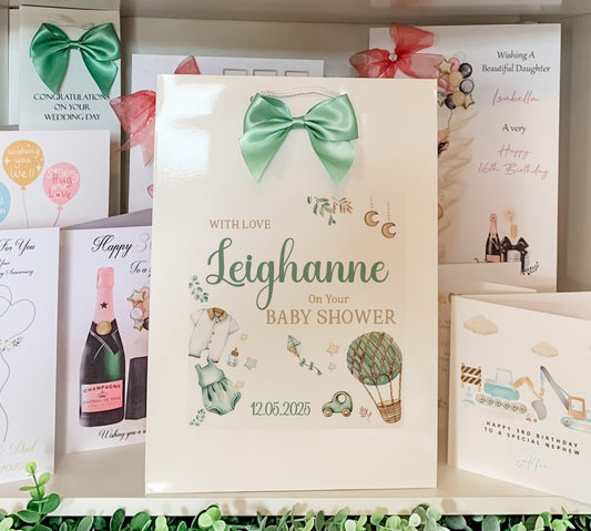 Personalised Baby Shower Gift Bag