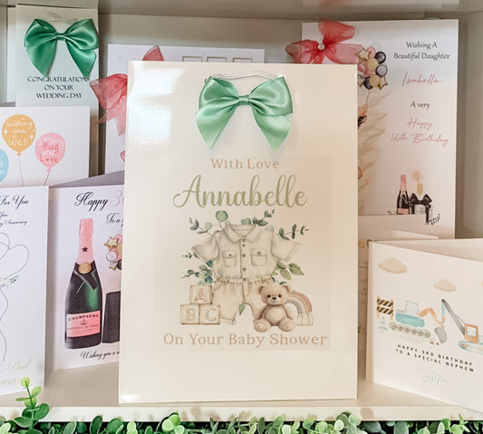 Personalised Baby Shower Gift Bag