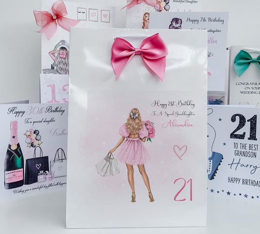 Personalised Birthday Gift Bag For Her