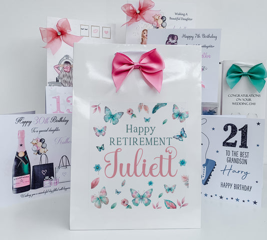Butterlies Retirement Gift Bag