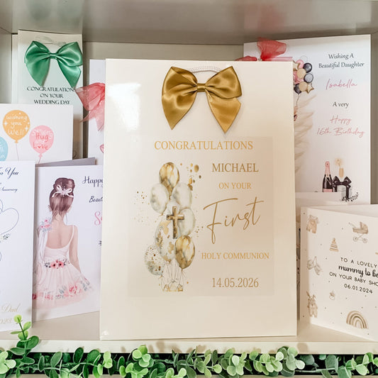First Holy Communion Gift Bag Personalised with Child’s Name