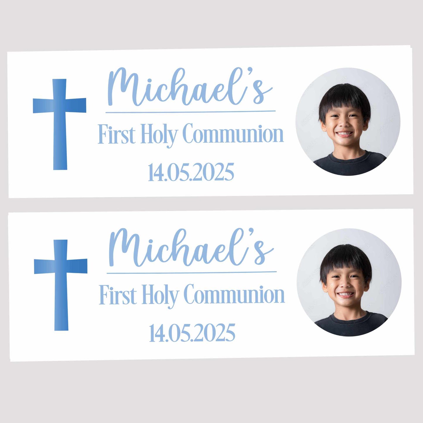 Blue Cross First Holy Communion Party Banner