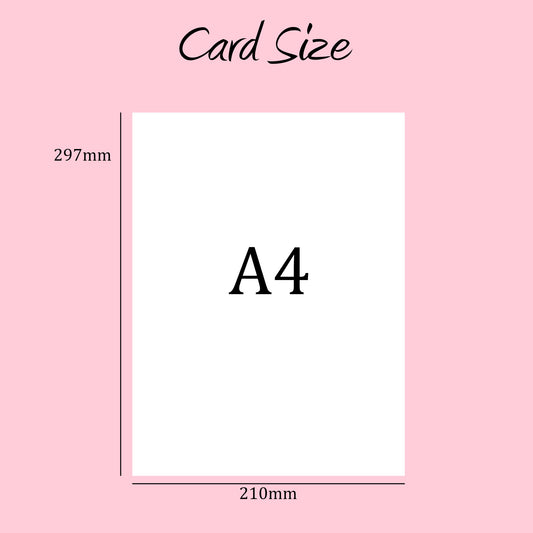 Large A4 Personalised Children's Christmas Card