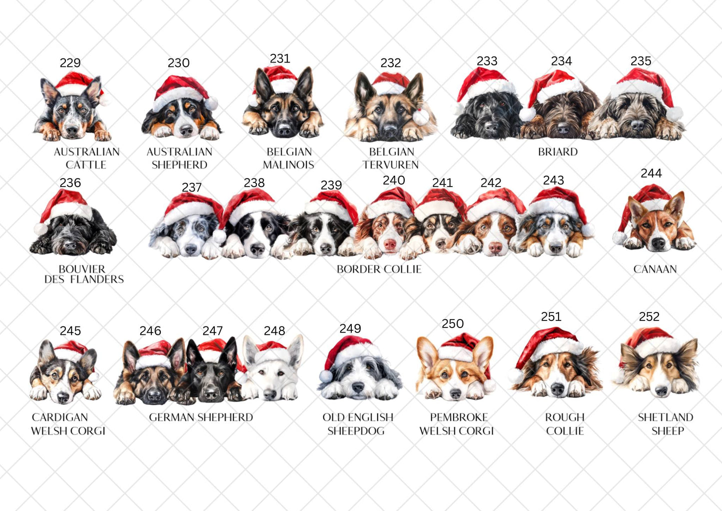 Personalised Christmas Dog Kennel Hanging Ornament – Choose Your Breed