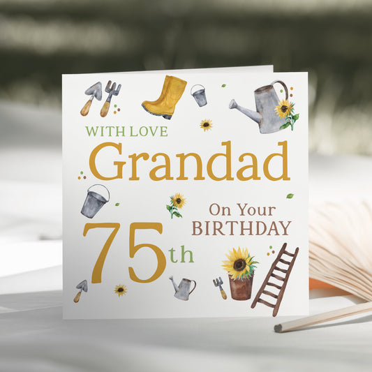 Personalised Gardening Lover Birthday Card – Custom Card for Green Thumb Adults