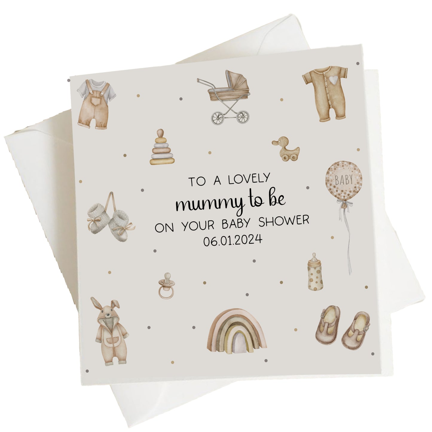 Personalised Baby Shower Card