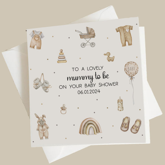 Personalised Baby Shower Card