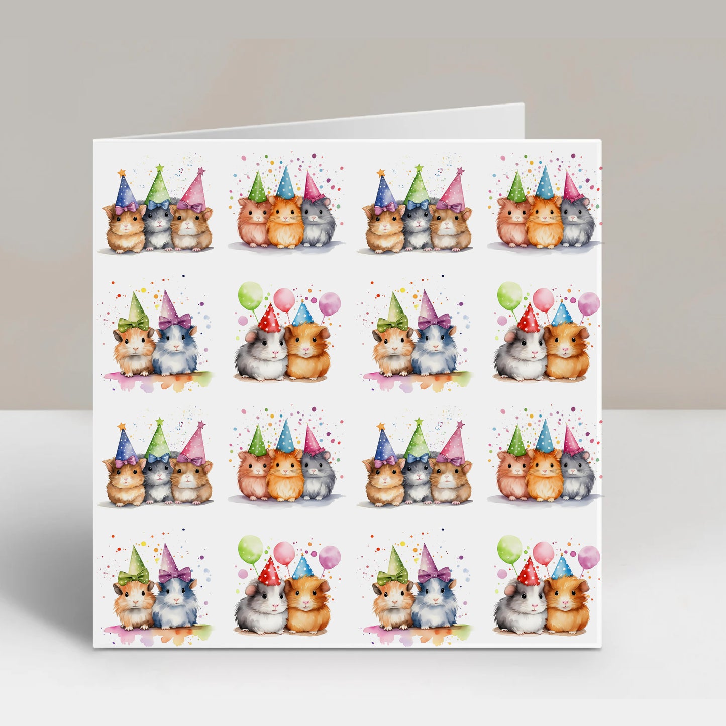 Guinea Pig Birthday Gift Wrapping Paper