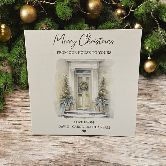 Personalised Christmas Card Pack 10, 20, 30, 40, 50