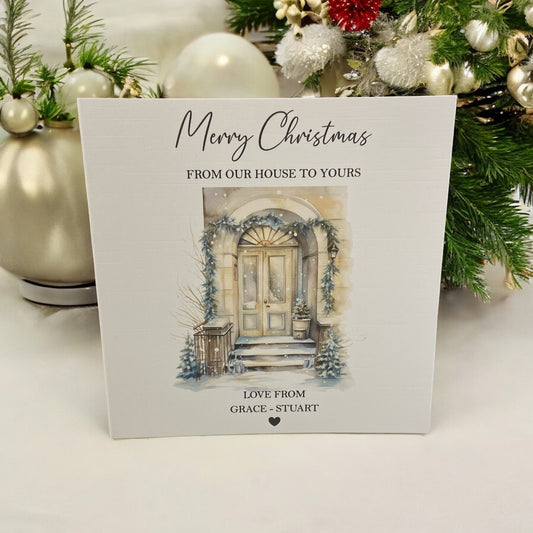 Personalised Christmas Card Pack 10, 20, 30, 40, 50
