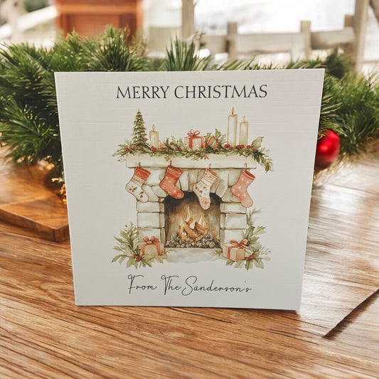 Personalised Christmas Card Pack 10, 20, 30, 40, 50