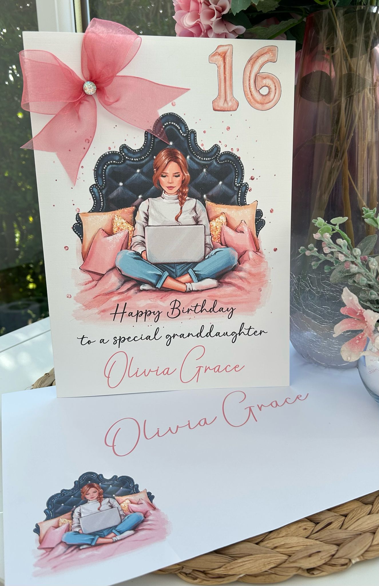 Luxury Large A4 Birthday Card For Her
