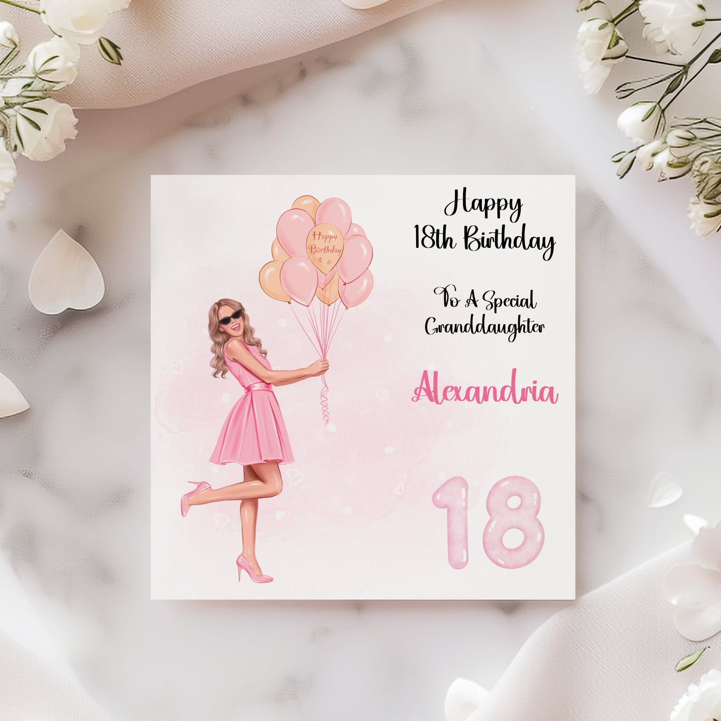 Female Birthday Card, Personalised For Her