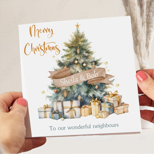 Christmas Card, Friends, Mum and Dad, Neigbbours