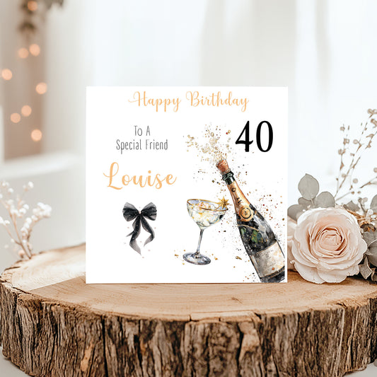 Personalised Birthday Card For Her