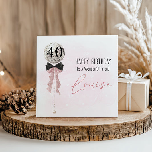 Personalised Birthday Card For Her