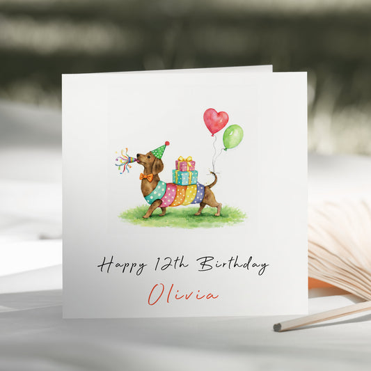 Personalised Children's Birthday Card