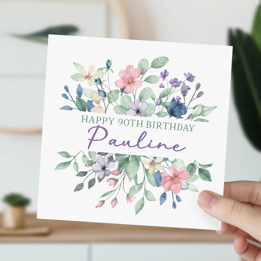 Personalised Birthday Card For Her