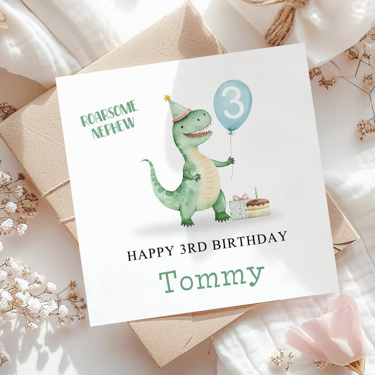 Personalised Children's Birthday Card