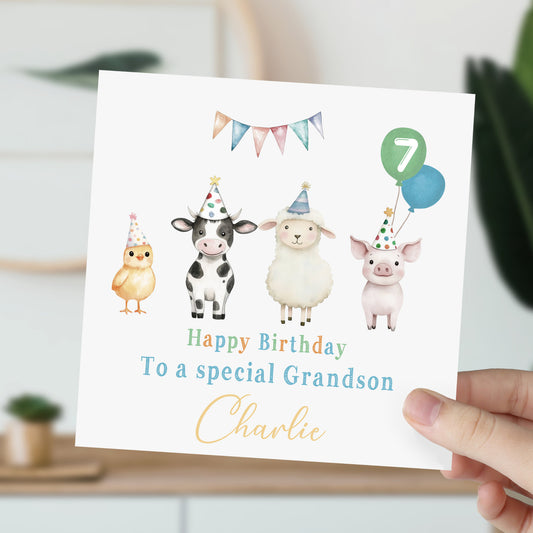 Personalised Children's Birthday Card