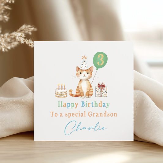 Personalised Children's Birthday Card