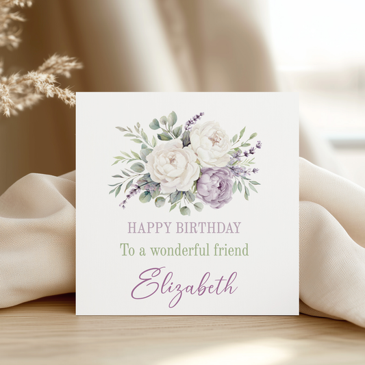 Personalised Birthday Card For Her