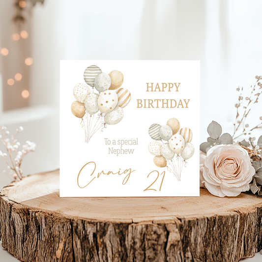 Personalised Birthday Card For Him