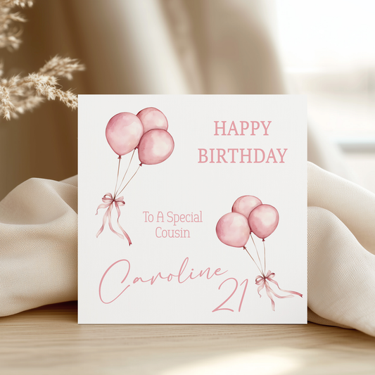 Personalised Birthday Card For Her