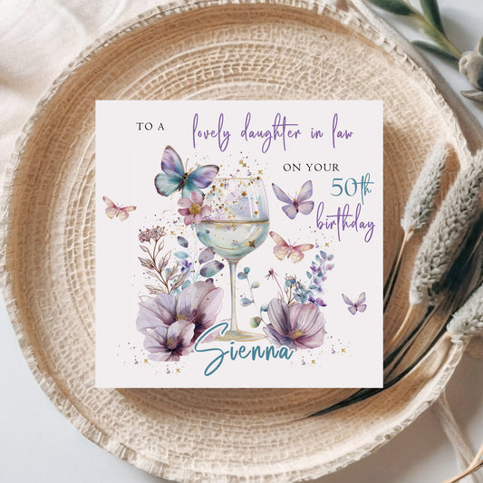 Personalised Birthday Card For Her