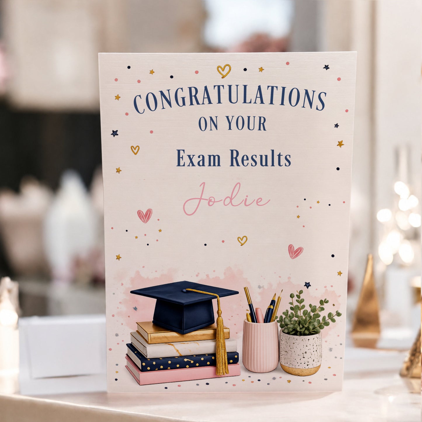 Personalised Exam Results Congratulations Card
