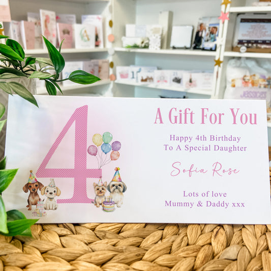 Personalised Birthday Gift Card For Children