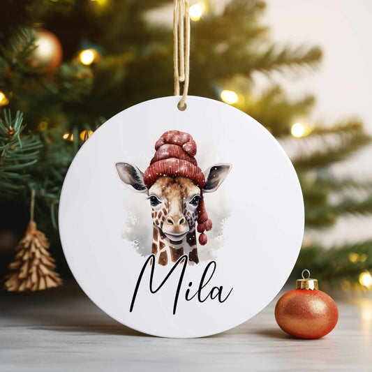 Personalised Christmas Tree Hanging Ornament Decoration