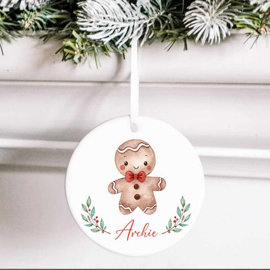 Personalised Christmas Tree Hanging Ornament Decoration