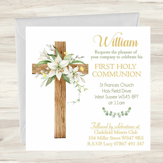 First Holy Communion Invitations