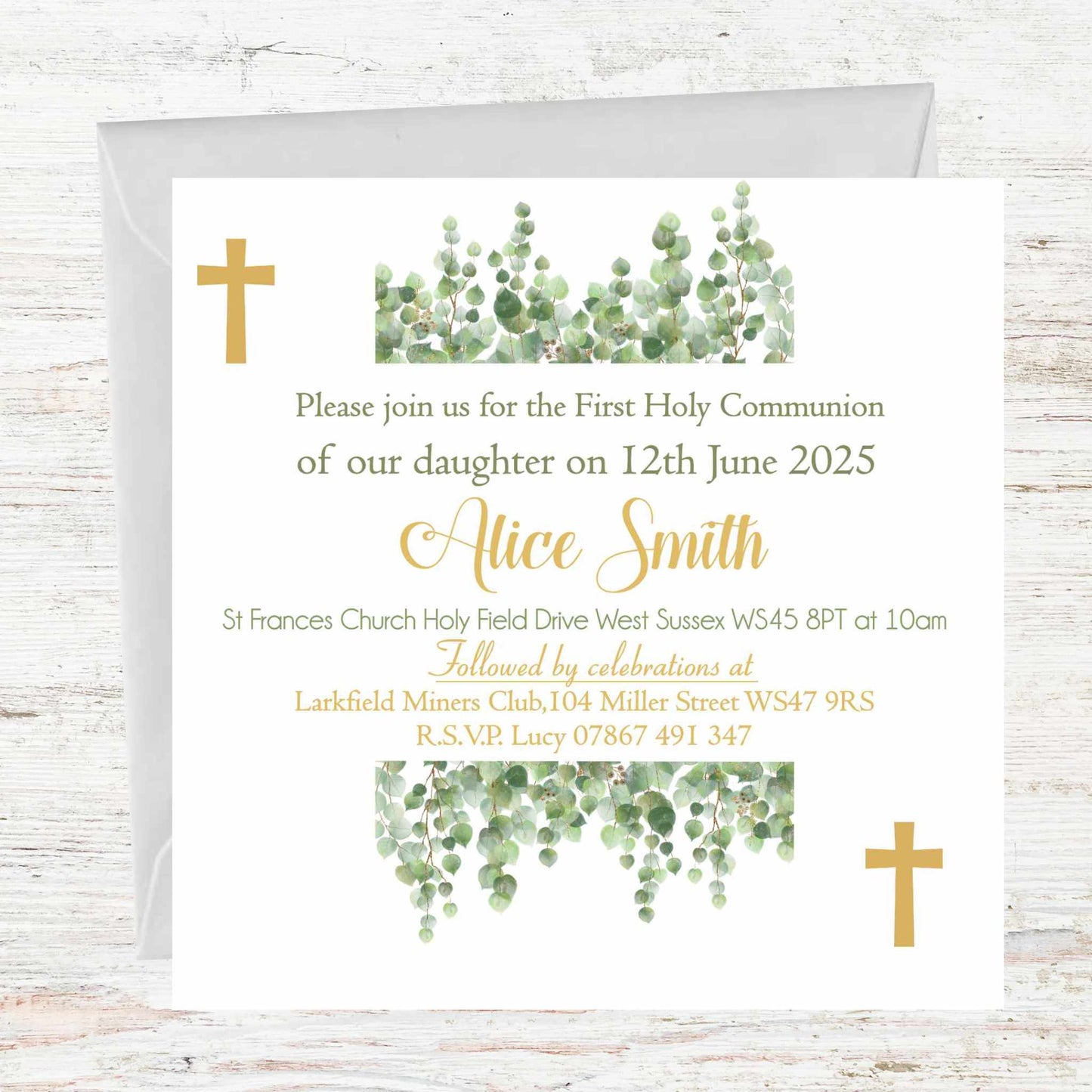 First Holy Communion Invitations