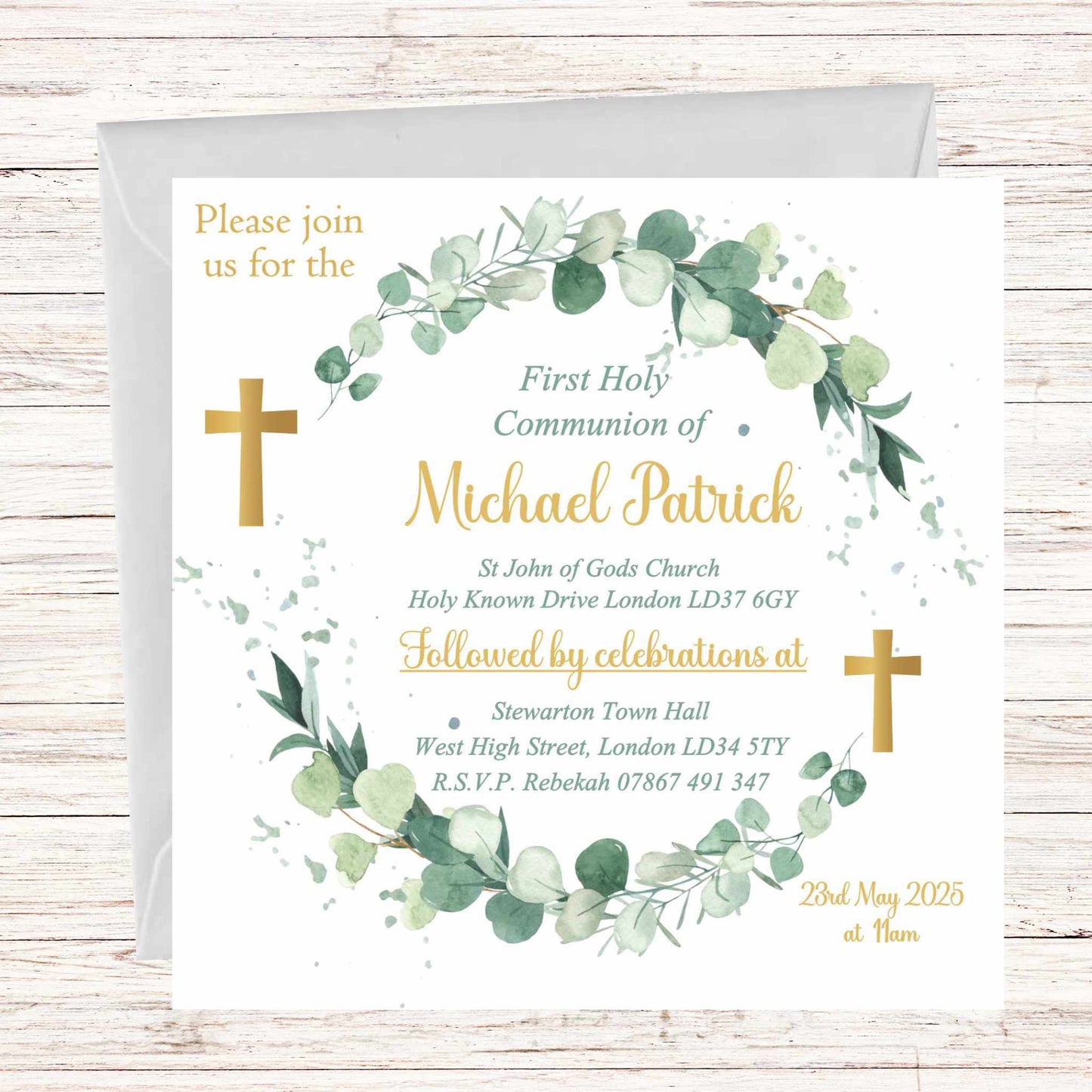 First Holy Communion Invitations