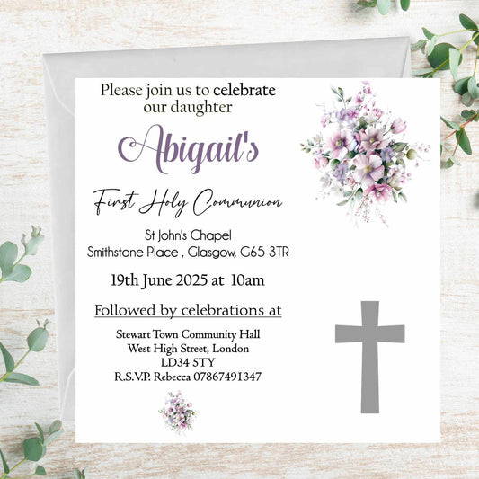 First Holy Communion Invitations