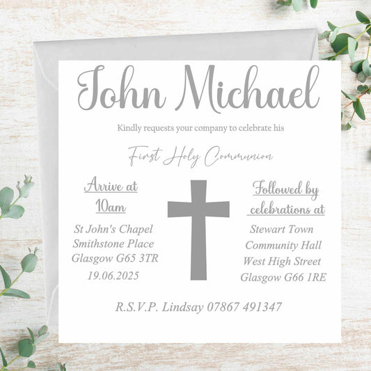 First Holy Communion Invitations