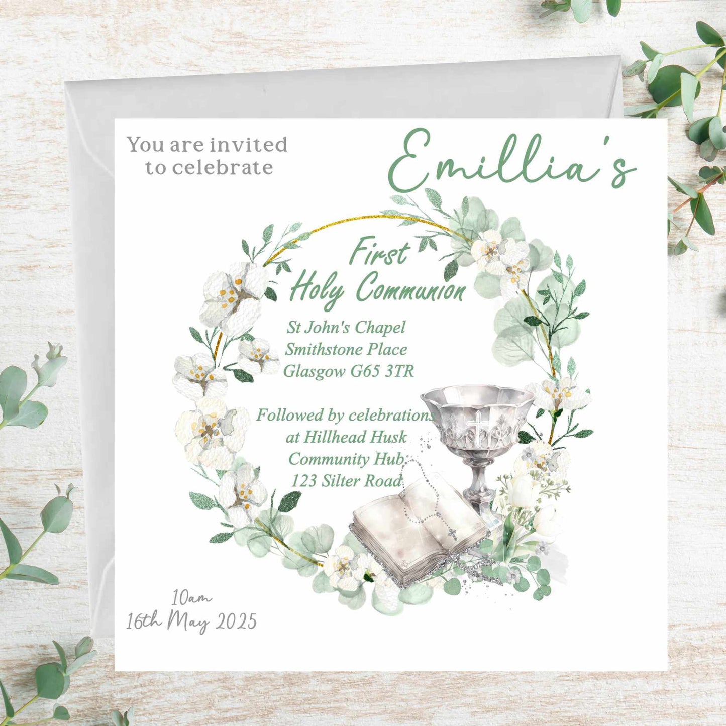 First Holy Communion Invitations