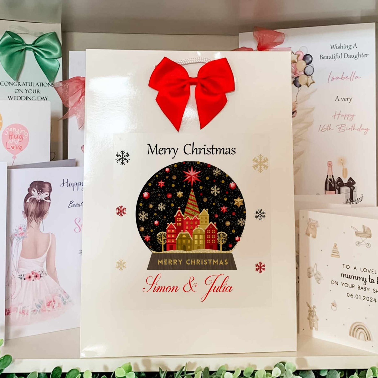 Personalised Christmas Gift Card Money Wallet Voucher