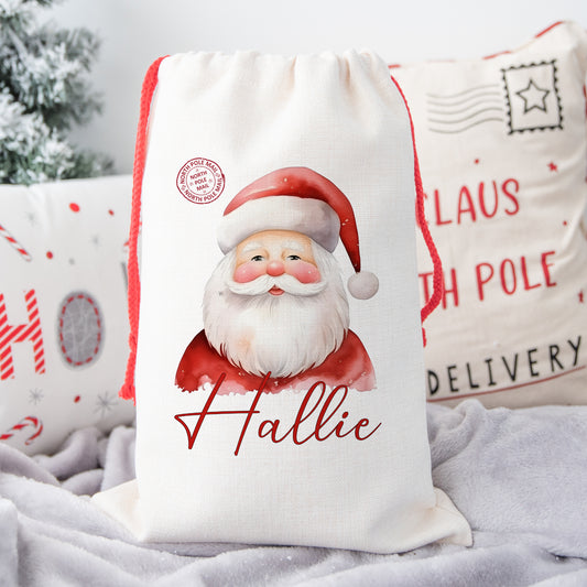 Personalised Santa Sack for Children, Santa Claus