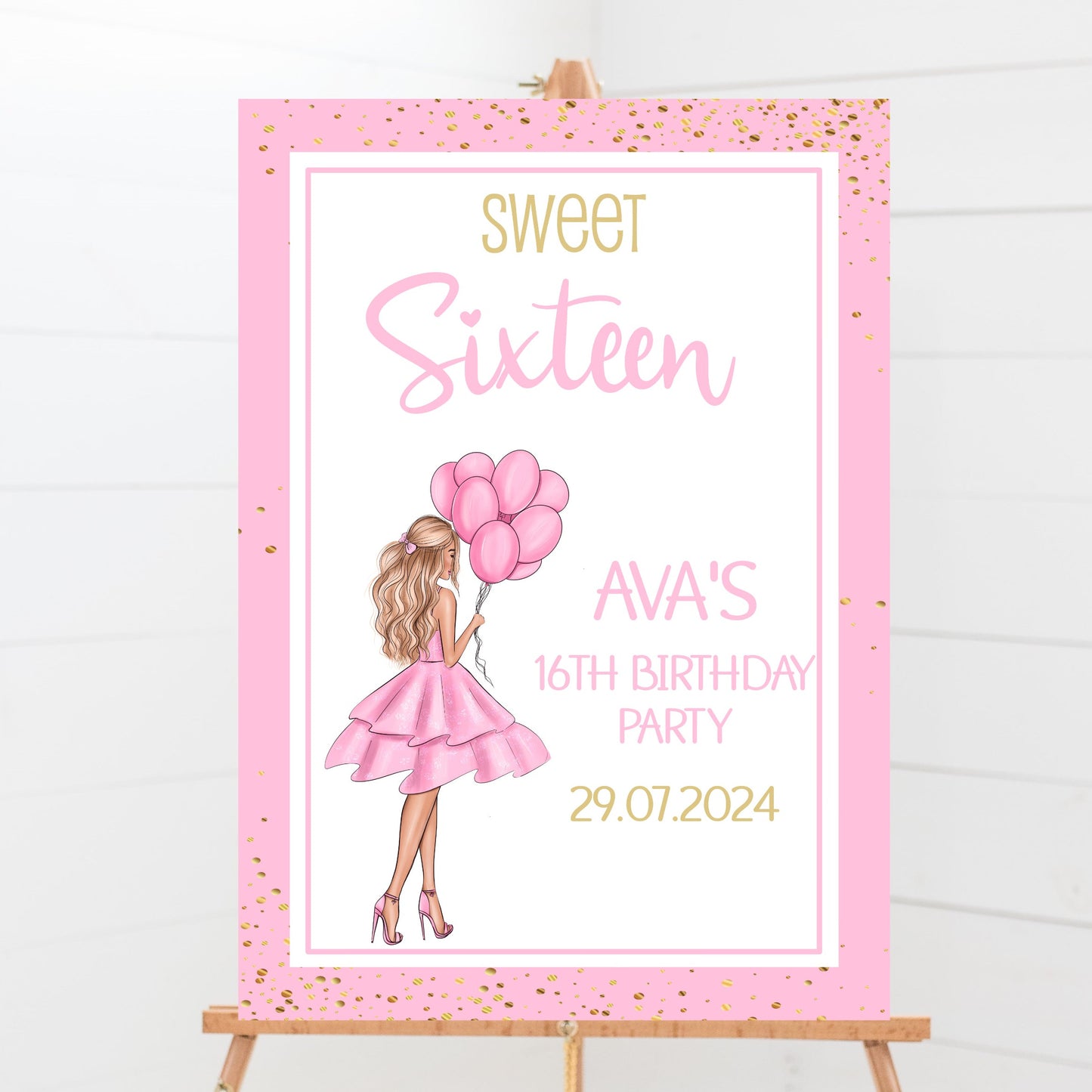 Personalised Birthday Party Welcome Sign